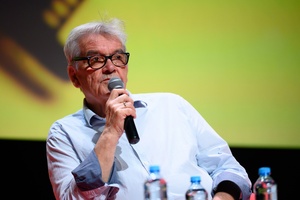 37. TNF - Dzień 5 (31.05.23) - Aktor Bogdan Koca na spotkaniu po filmie "Kobieta na dachu"