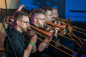 Starówka Jazz Festival - 30.06.2023 - Na scenie koncert zespołu Big Mielec Band.