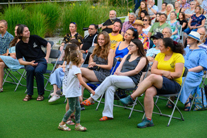 Starówka Jazz Festival - 14.07.2023 - Koncert zespołu Old Boys Band. Widownia Amfiteatru.