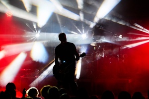 Był Sobie Blues - 11.08.2023 - Zespół Ørganek grający koncert na amfiteatralnej scenie