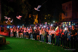 Szanty na Starówce - 26.08.2023 - Publiczność podczas koncertu "Szanty na Starówce".