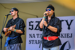 Piknik żeglarski - Zespół Klang na scenie Amfiteatru.