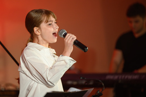 Koncert "Pawel Mazur - Przyjaciele i uczniowie" - Scena tarnowskiego Amfiteatru podczas koncertu Pawła Mazura i zaproszonych gości.