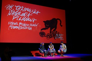 38. TNF - Dzień 3 (2.06.2024) - Spotkanie z Piotrem Sobocińskim Jr. i Mikołajem Trzaską, które moderuje Ryszard Jaźwiński