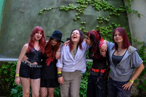 Koncert S.M.Rock - Uczniowie S.M.Rock poza sceną.