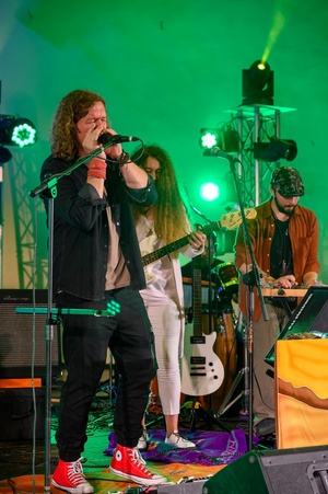 Był Sobie Blues - 2.08.2024 - Na scenie Magda MAGIC Piskorczyk i część Kraków Street Band