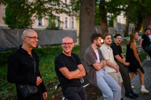 Koncert: Rock na Starówce - Muzycy koncertu Rock na Starówce w oczekiwaniu na swoje występy