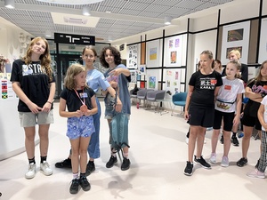 Olimpiada na górce - Dom Kultury Westerplatte - Uczestnicy olimpiady podczas jednej z konkurencji.