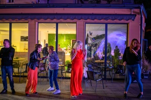 Koncert: Bored Students Orchestra - Publiczność w górnej części Amfiteatru