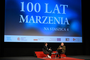100 lat kina M. - Spotkanie ze Stanisławem Janickim oraz projekcja filmu niemego „Codzienne marzenia” - Kuba Armata w rozmowie z Stanisławem Janickim