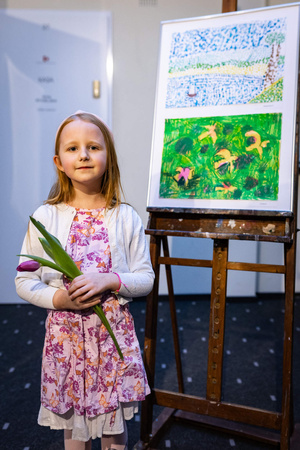 Wystawa semestralna Studio Art - Kropka, kreska, plama - Uczestnicy wernisażu