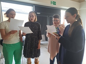 śpiew biały i pieśni kobiece - Uczestnicy podczas warsztatów