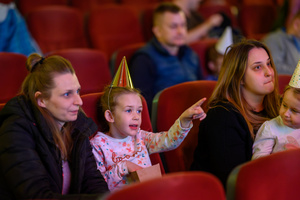 Rozmarzone poranki: Nowe przygody Misia Uszatka - Uczestnicy Rozmarzonych poranków w sali kina Marzenie