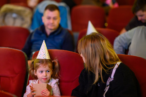 Rozmarzone poranki: Nowe przygody Misia Uszatka - Uczestnicy Rozmarzonych poranków w sali kina Marzenie