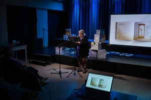 Dżem poetycki - Uczestniczka dżemu