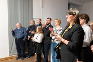 Wernisaże dzień po dniu: Dominik Kozioł / Monika Frys-Żurek - Publiczność podczas otwarcia wystawy