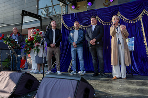 Święto Grabówki - Na scenie włodarze miasta oraz organizatorzy Święta Grabówki