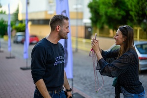 39. TNF - Dzień 2 (31.05.2025) - Przed Marzeniem reżyser "Utraty równowagi" Korek Bojanowski i aktorka Angelika Smyrgała