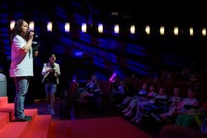 39. TNF: Dzień 5 (3.06.2025) - Na scenie Marzenia Magdalena Trusz prowadząca animacje, gry i zabawy dla dzieci