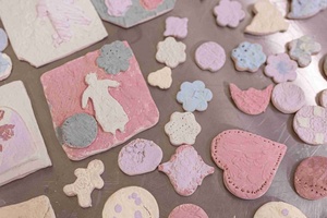 Warsztaty ceramiczne "Wzorzysty kafelek" - Powstałe prace