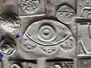 „Kompozycja miejska” - warsztaty ceramiczne - Kafelki ceramiczne