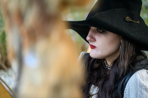 Szanty na Starówce: Kliper Marzenie, North Cape - Piratka z grupy rekonstrukcyjnej