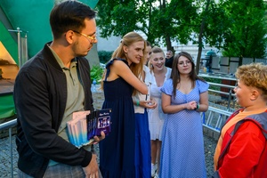 Szanty na Starówce: Aqua Marina, Mechanicy Szanty - Zespół Aqua Marina w kulisie