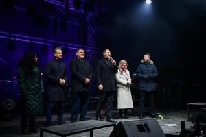 Sylwester na tarnowskim Rynku - Na scenie włodarze miasta odliczający sekundy do przywitania 2026 roku
