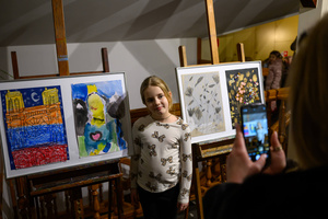 Wystawa semestralna Studio Art - Kropka, kreska, plama