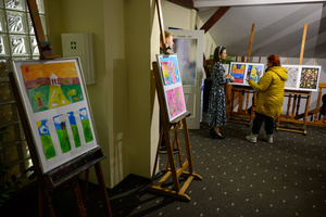 Wystawa semestralna Studio Art - Kropka, kreska, plama