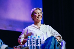 40. TNF: Dzień 4 (25.05.26) - Maria Wojtyszko, współreżyserka filmu "Miłe kobiety" odpowiadająca na pytania widzów podczas spotkania po projekcji