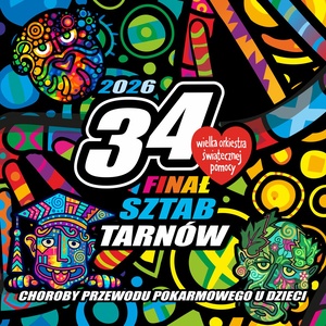 Plakat: Koncert 34. Finału Wielkiej Orkiestry Świątecznej Pomocy